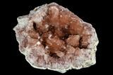 Pink Amethyst Geode Section - Argentina #124174-1
